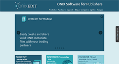 Desktop Screenshot of onixedit.com