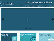 Tablet Screenshot of onixedit.com